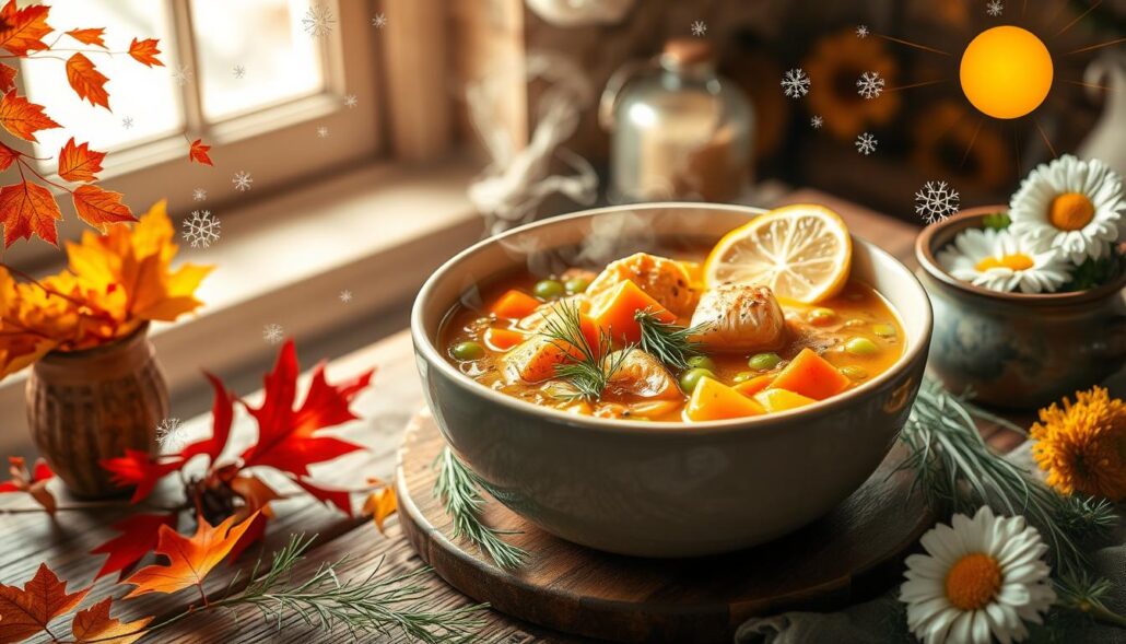 Seasonal Salmon Soup