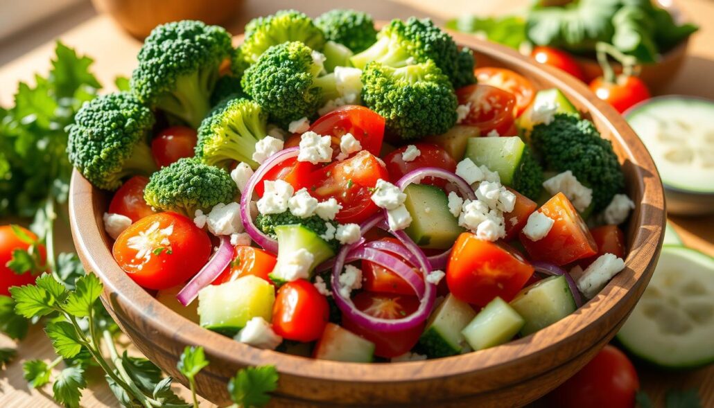 healthy broccoli salad