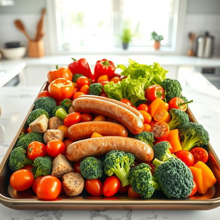 Enjoy Sheet Pan Sausage and Veggies for a Quick Delicious Meal